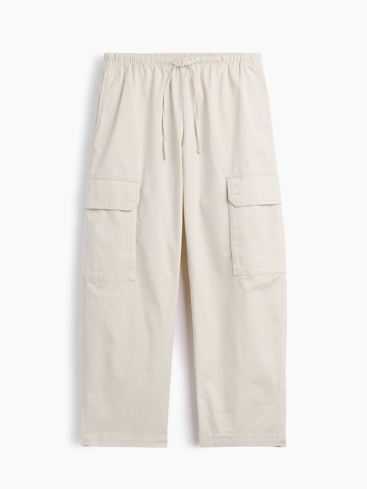 Image number 7 showing, Mid Rise Pull-On Barrel Khakis