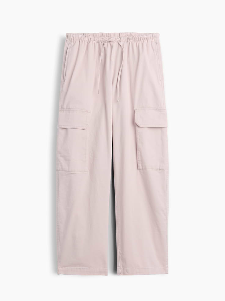 Image number 7 showing, Mid Rise Pull-On Barrel Khakis