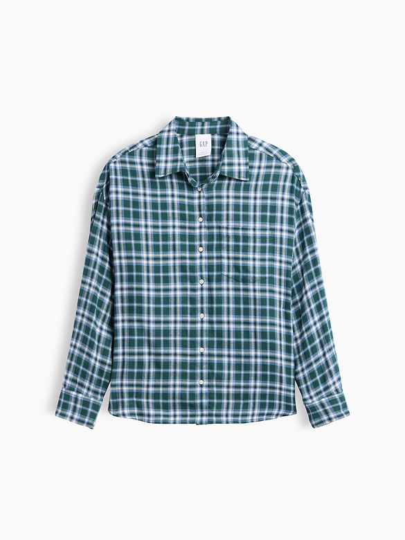Oversized Shirt in Flannel