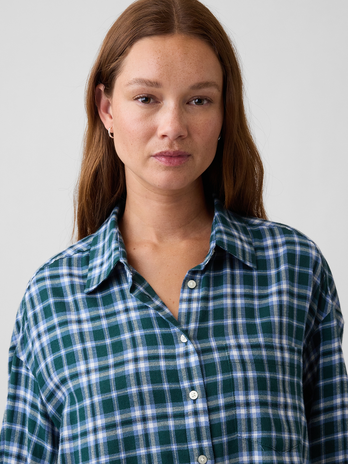 Oversized Shirt in Flannel | Gap Factory