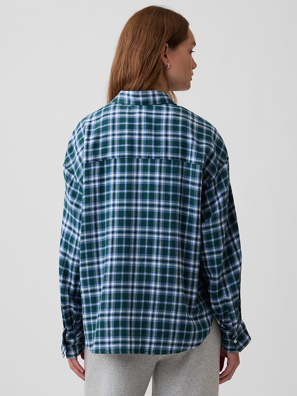 Oversized Shirt in Flannel