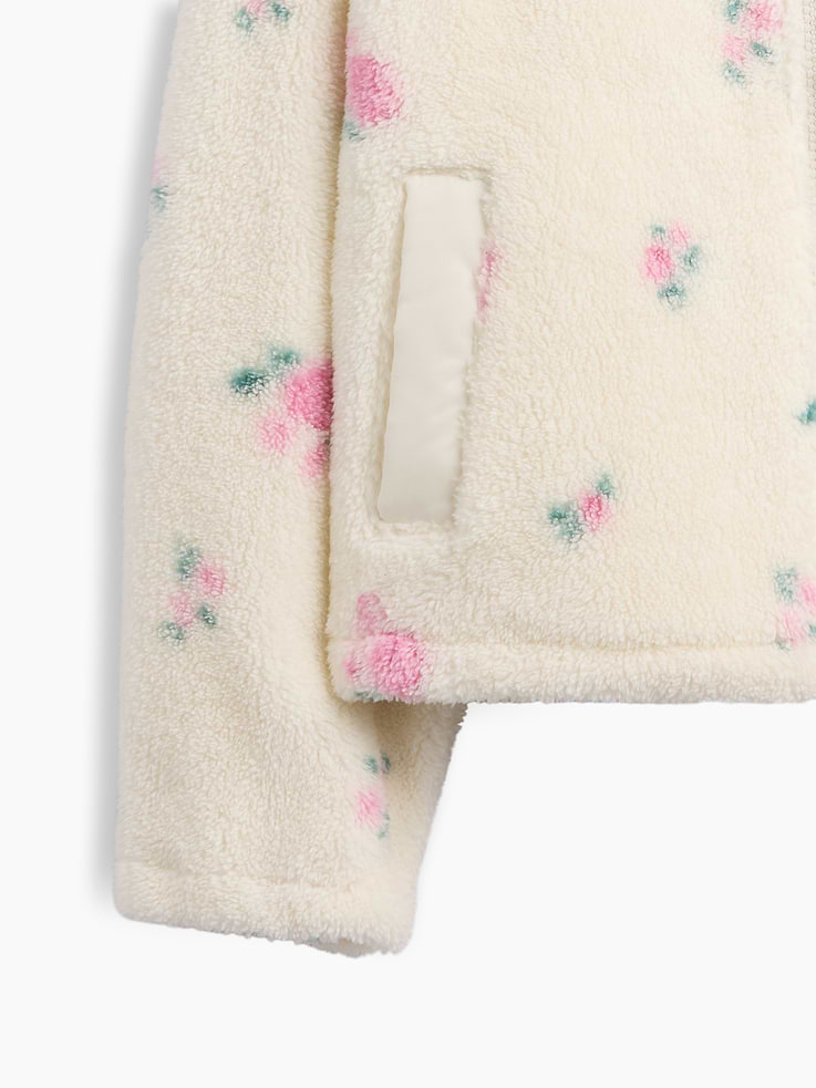 Image number 2 showing, Kids Relaxed Print Sherpa Jacket