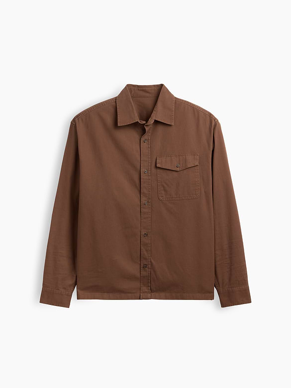 Twill Shirt in Boxy Fit