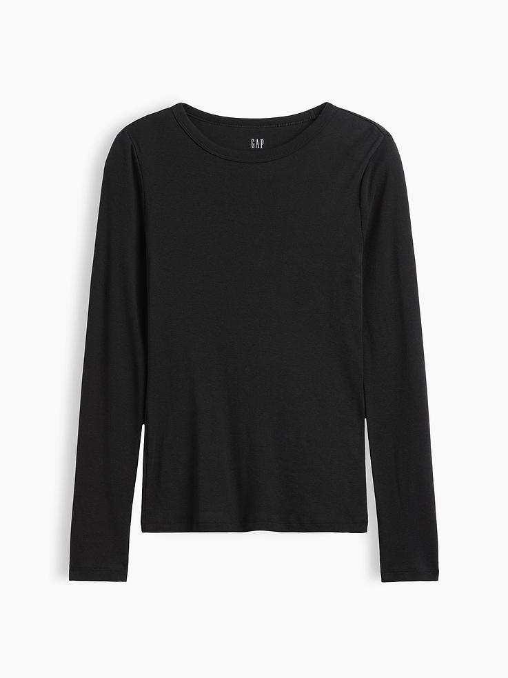 Image number 5 showing, Modern Ribbed Crewneck T-Shirt