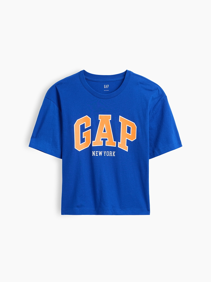 Image 5 of 5, Relaxed Gap NY Logo T-Shirt