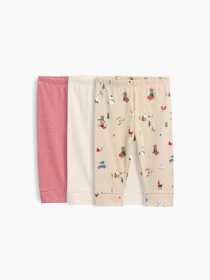Image 1 of 2, From baby’s first outfit to all their first moments. Our favorite tiny essentials in supersoft, organically grown cotton., Soft cotton jersey pull-on pants., Elasticized waist., Banded cuffs., Made with 100% organically grown cotton which is grown without the use of synthetic pesticides and fertilizers., This product was made in a factory that invests in gender equity and women’s empowerment through RISE. Learn more at gapinc.com/equity ., Product #1186048