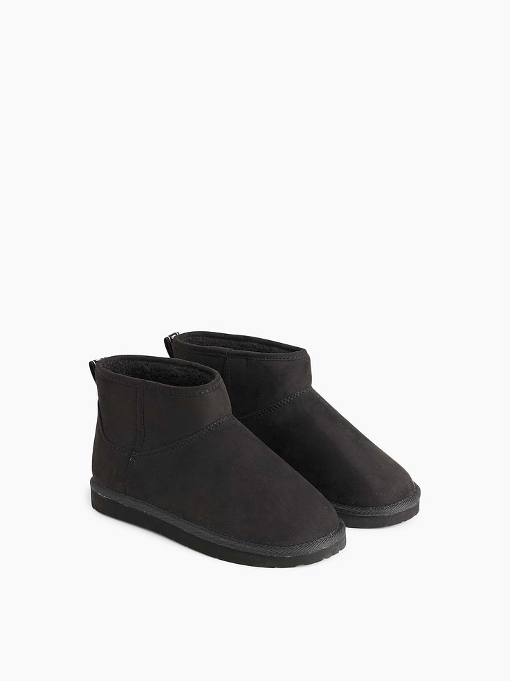 Image number 2 showing, Kids Sherpa-Lined Vegan Suede Boots