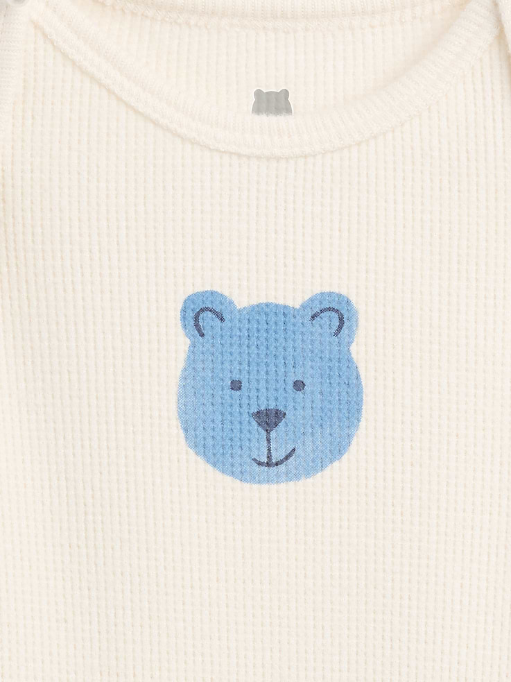 Image number 3 showing, Baby Softspun Waffle Bodysuit