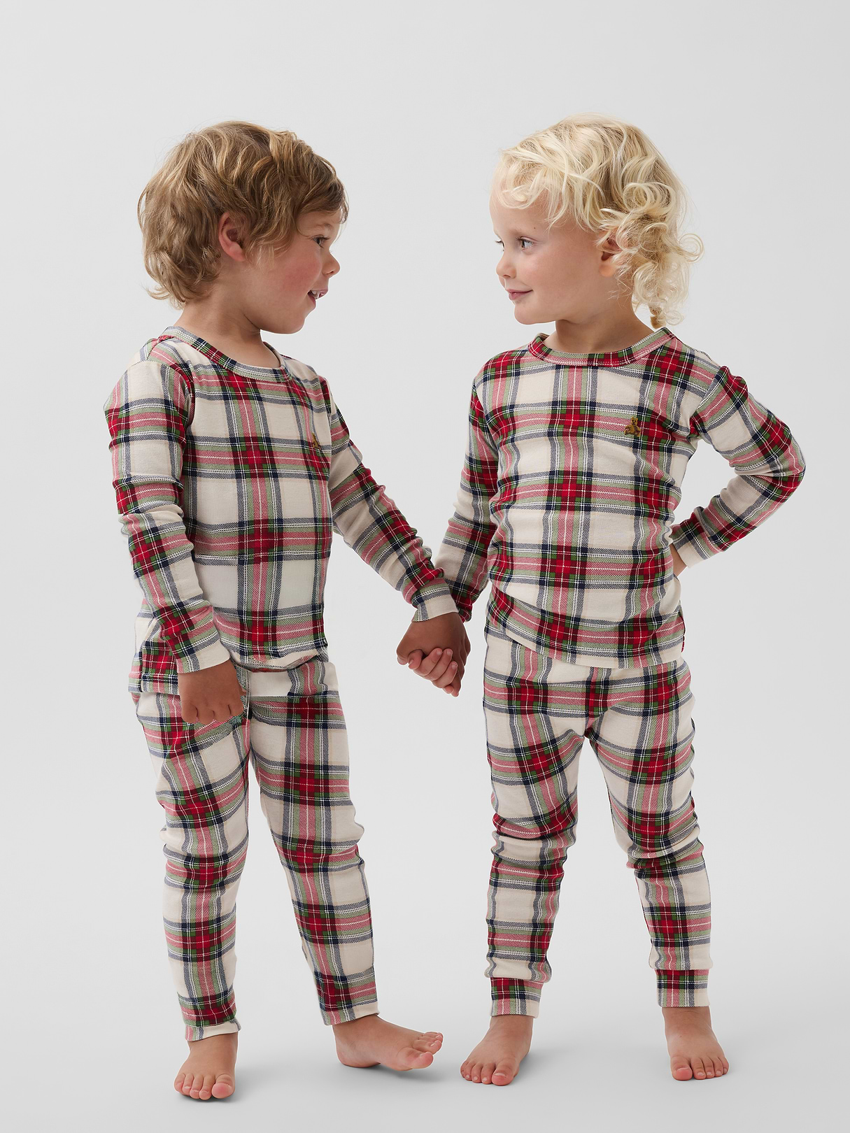 GAP Kids Kids & Baby Organic Brushed Cotton Gingham PJ Set (2)