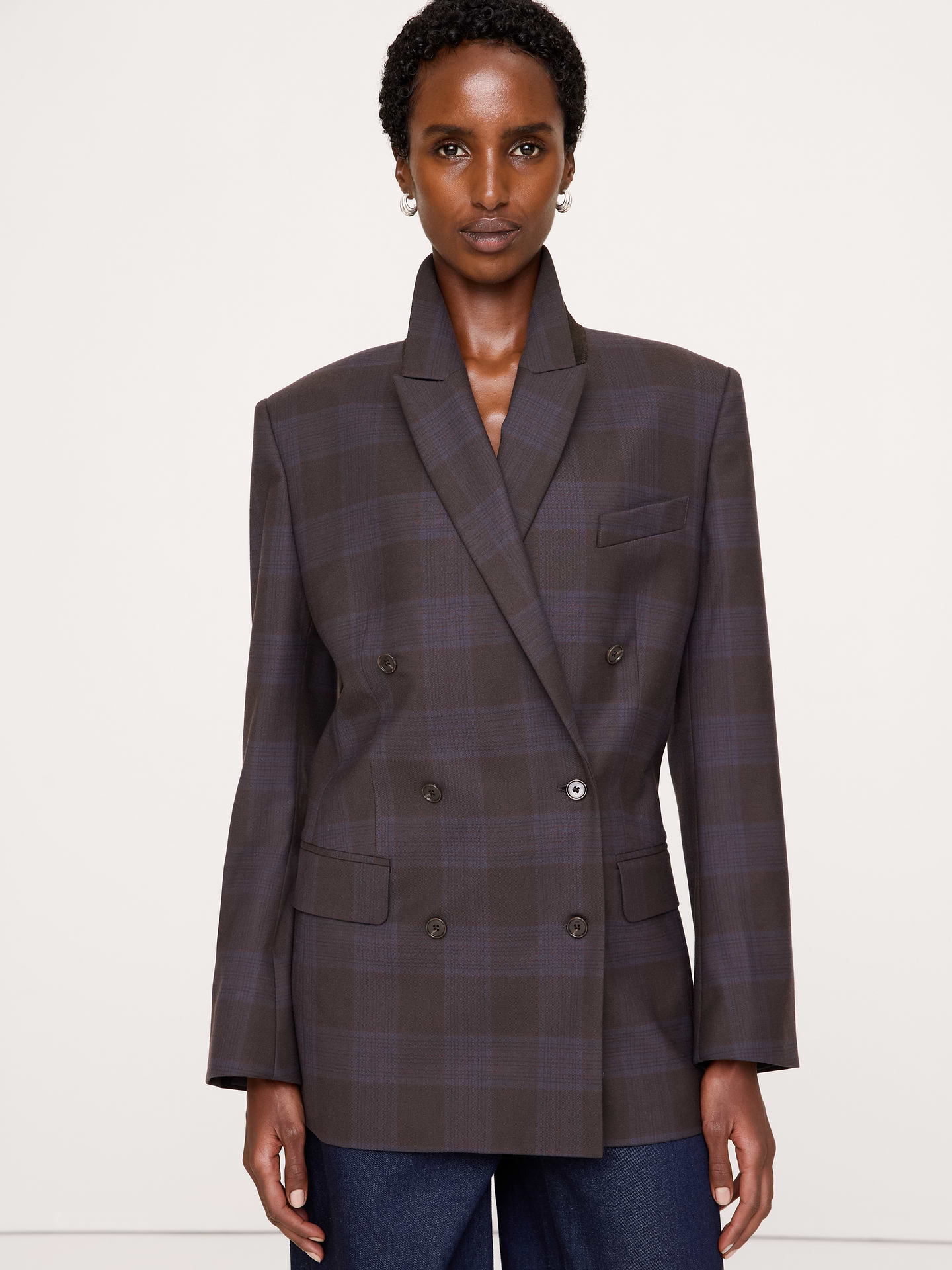 Image number 4 showing, Relaxed Double-Breasted Blazer