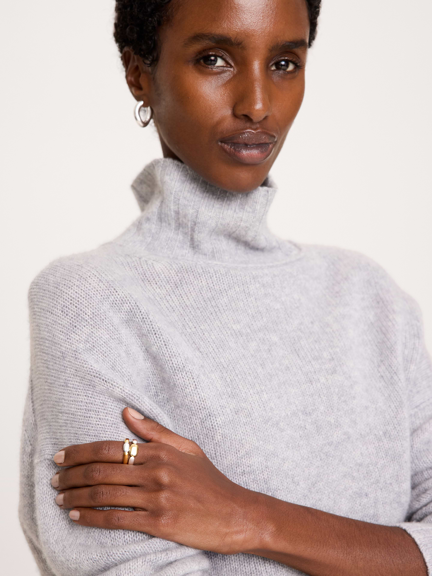 Image number 2 showing, Two-Tone Stacked Ring Set