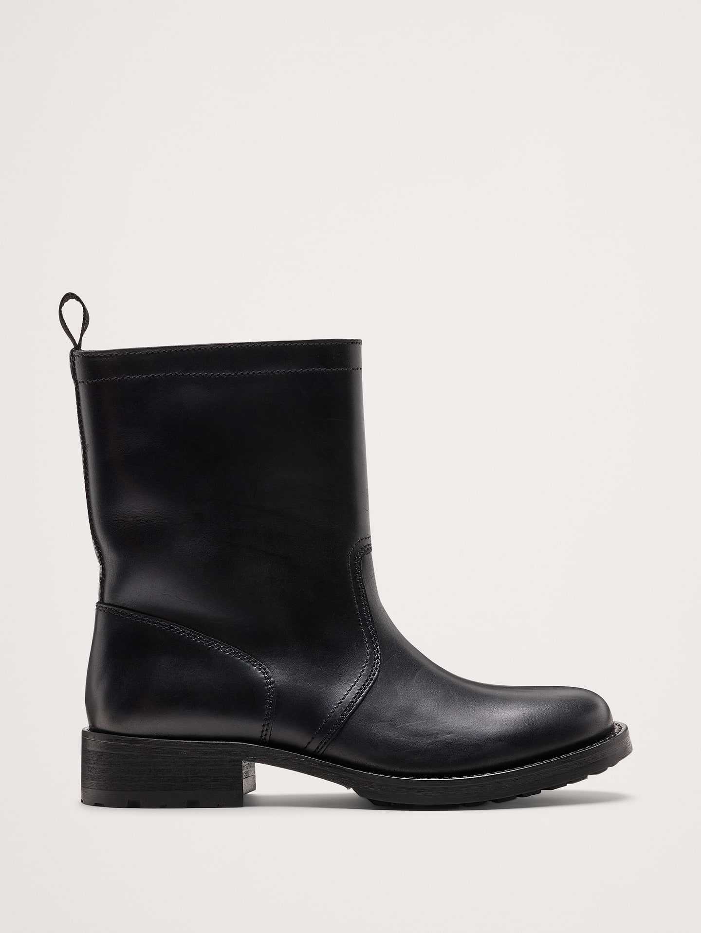 Image 1 of 5, These moto boots will carry you through every excursion, remote or routine, with the help of sturdy, Italian leather., Leather uppers and lining., Premium foam cushioned footbed., Rubber soles., Made in Portugal., Product #904543