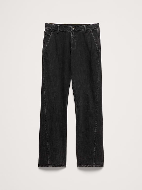 Straight Twisted Seam Jean