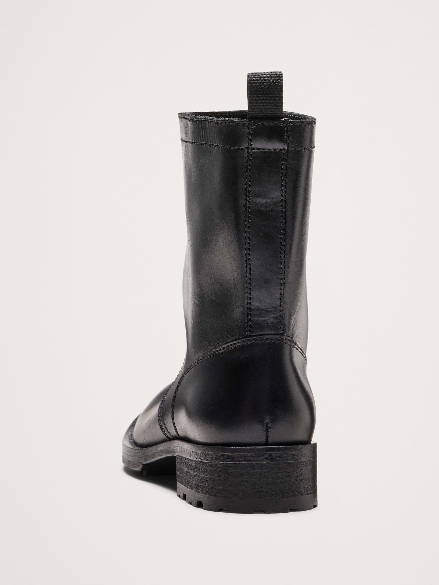 L'image numéro 3 présente Bottes de moto en cuir italien