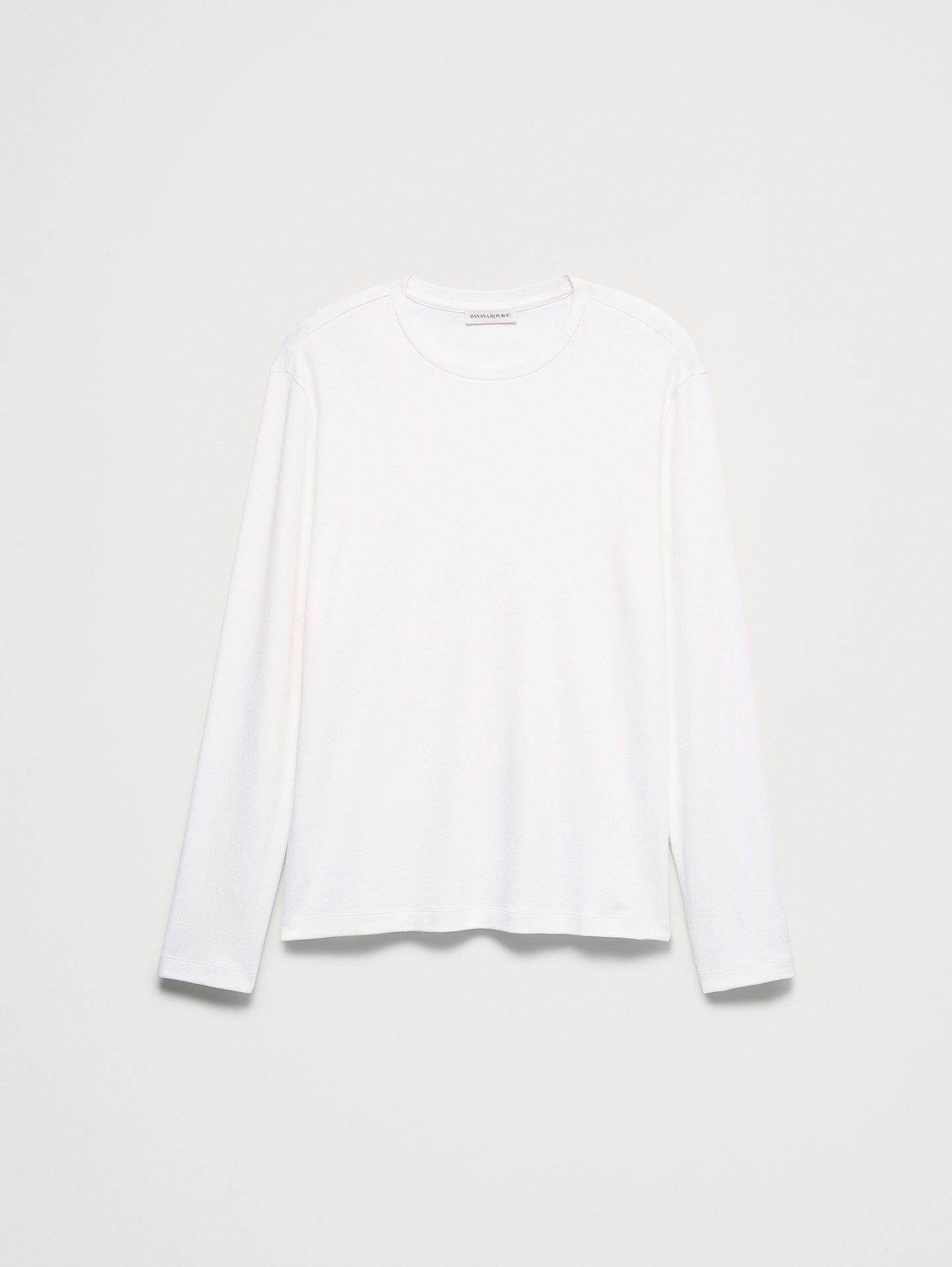 L'image numéro 7 présente T-shirt à manches longues en tissu luxueux