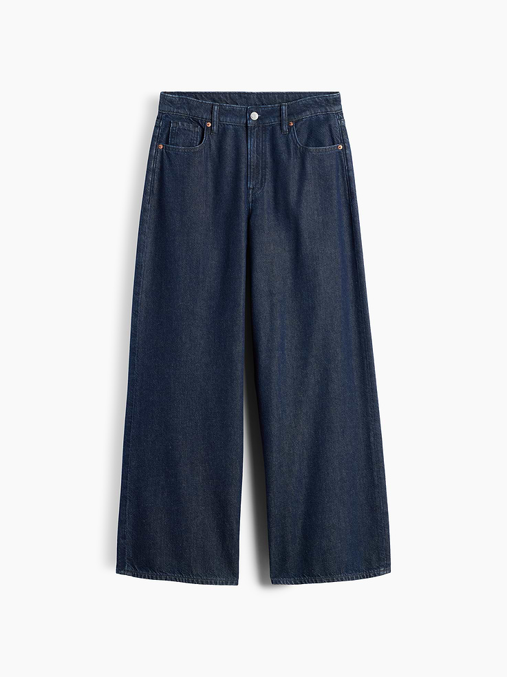 Image number 6 showing, Curvy Mid Rise UltraSoft Baggy Jeans