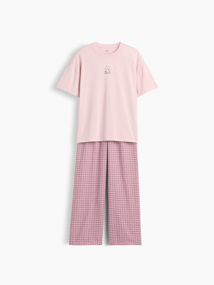L'image numéro 2 présente Pyjama surdimensionné en matière recyclée pour Enfant