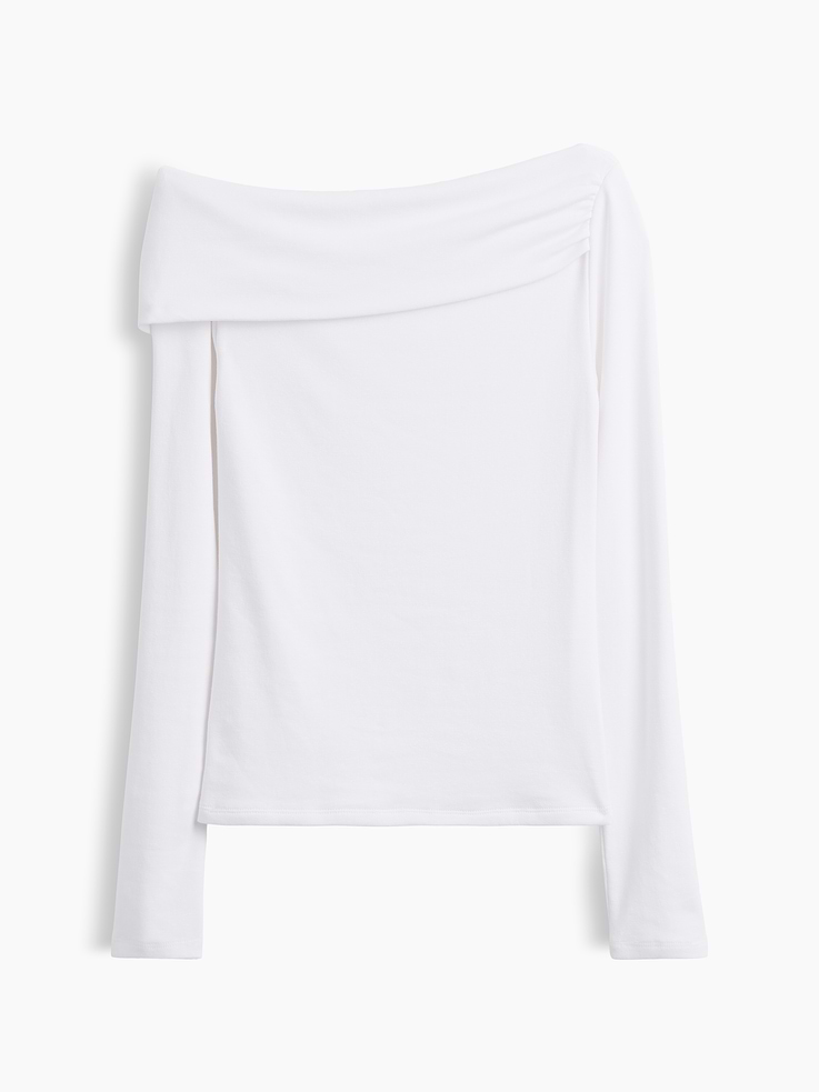 Image number 5 showing, Modern Asymmetrical T-Shirt