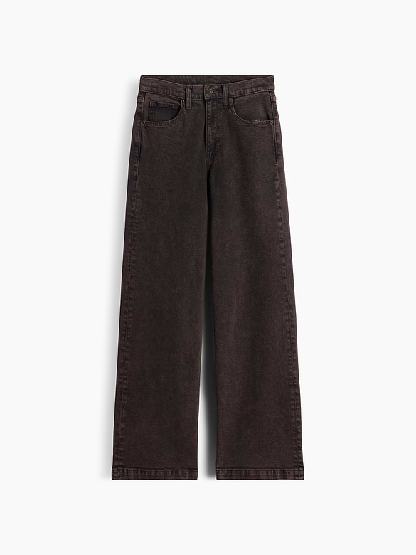 High Rise Stride Wide-Leg Jeans