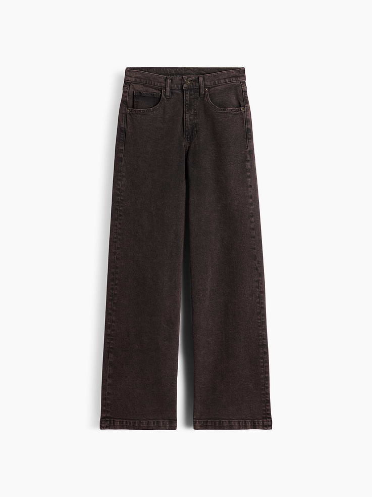 Image number 6 showing, High Rise Stride Wide-Leg Jeans