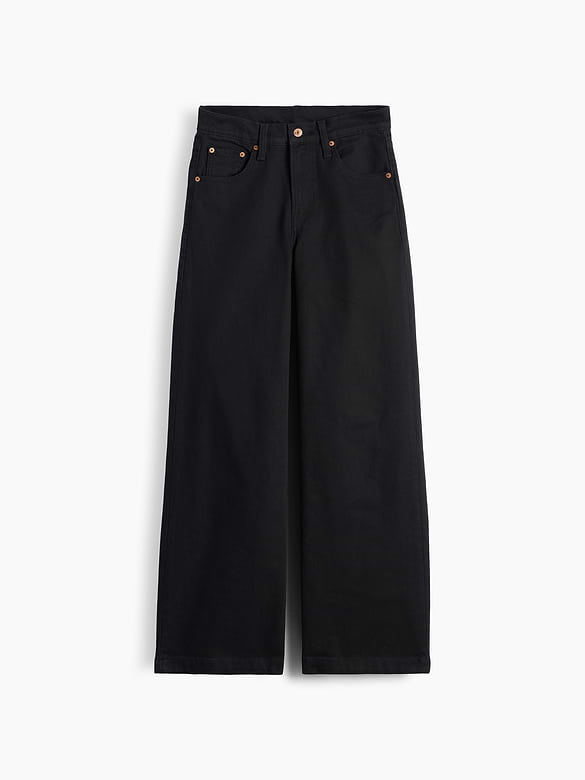 High Rise Stride Wide-Leg Jeans