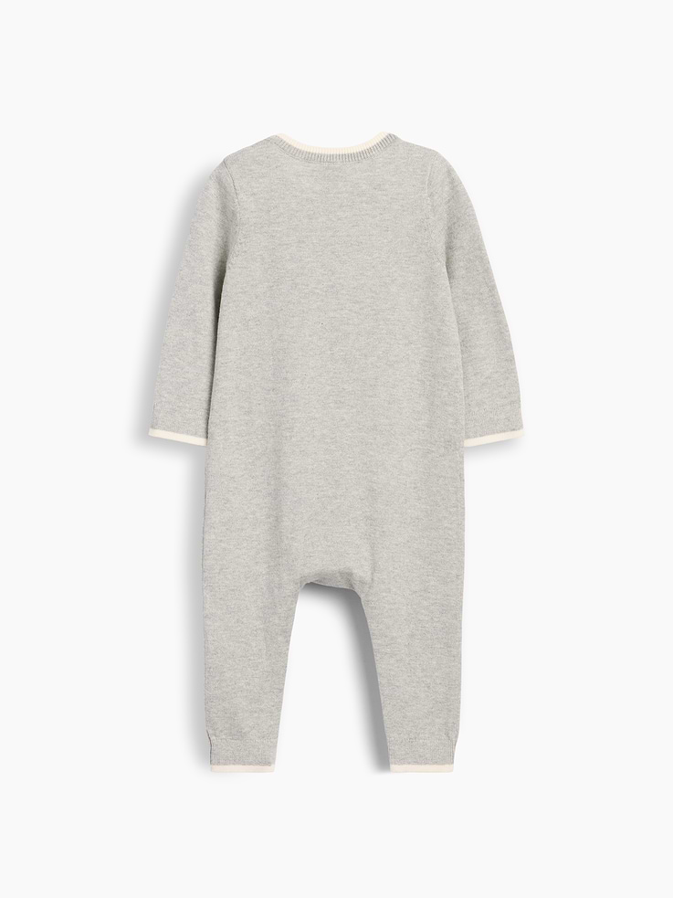 Image 2 of 2, Baby Holiday Sweater One-Piece