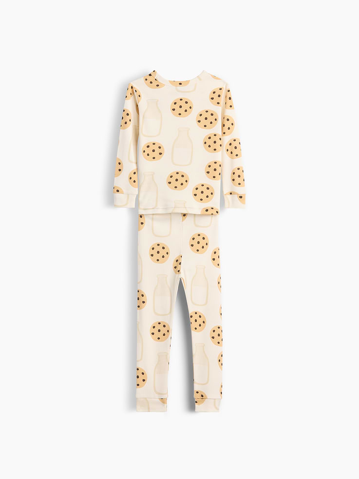 Image 2 of 2, Baby & Toddler Organic Brushed Cotton PJ Set
