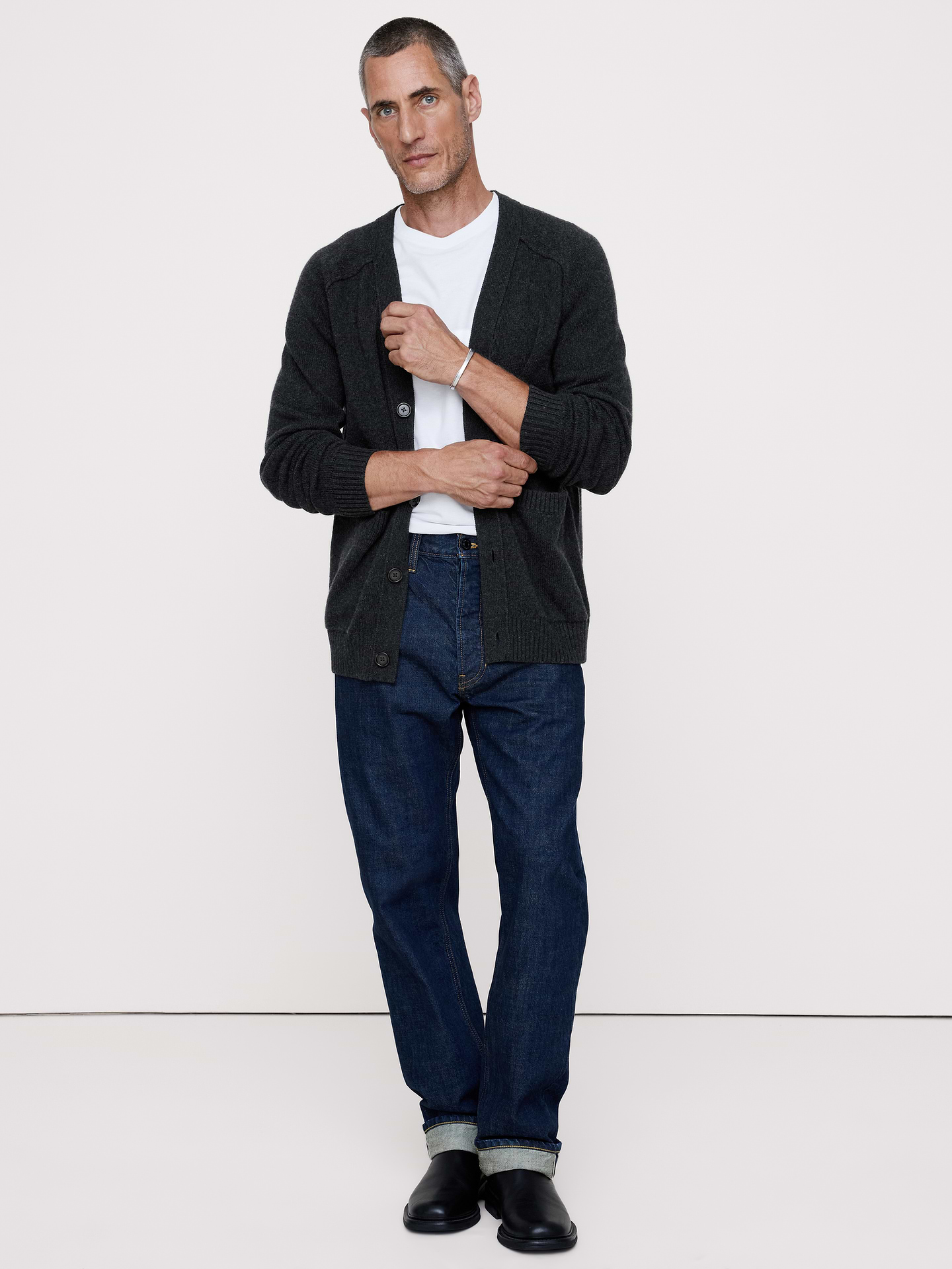Image number 1 showing, Cotton-Cashmere Cardigan