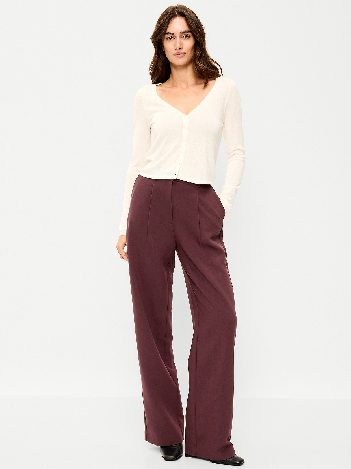 Extra High-Waisted Taylor Wide-Leg Trouser Pants | Old Navy