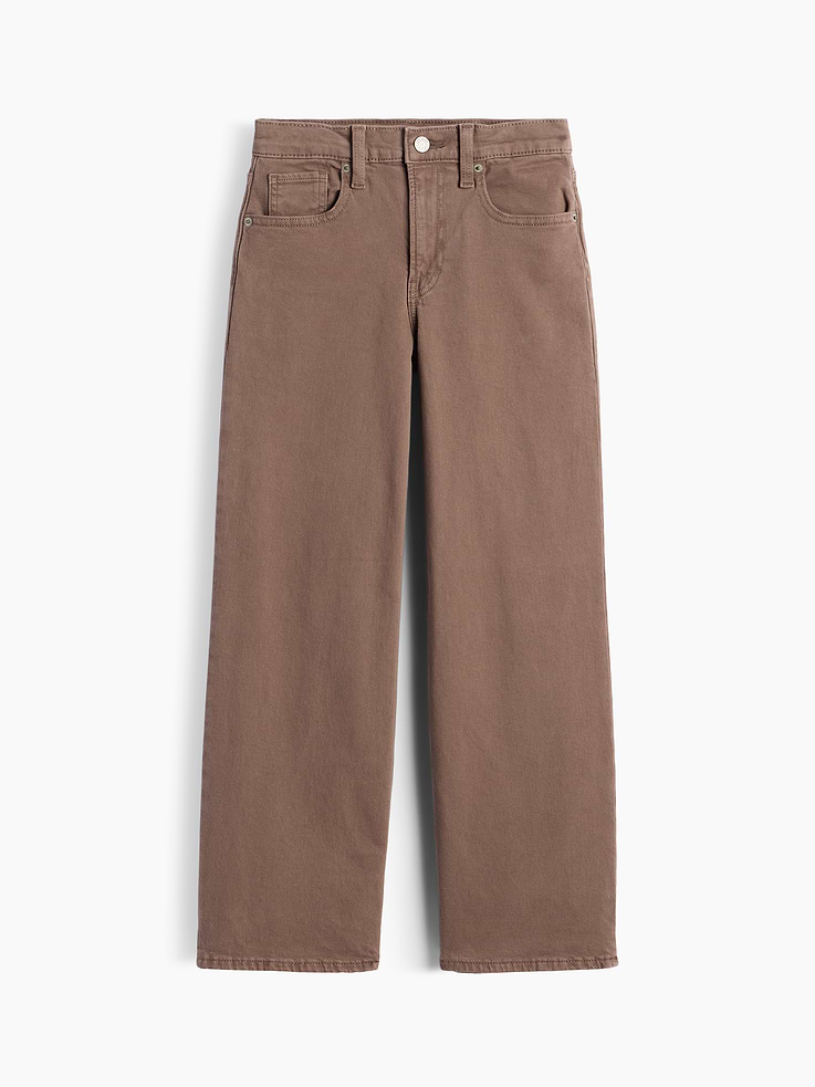 Image number 2 showing, Kids Low Rise Stride Bow Pocket Wide-Leg Jeans