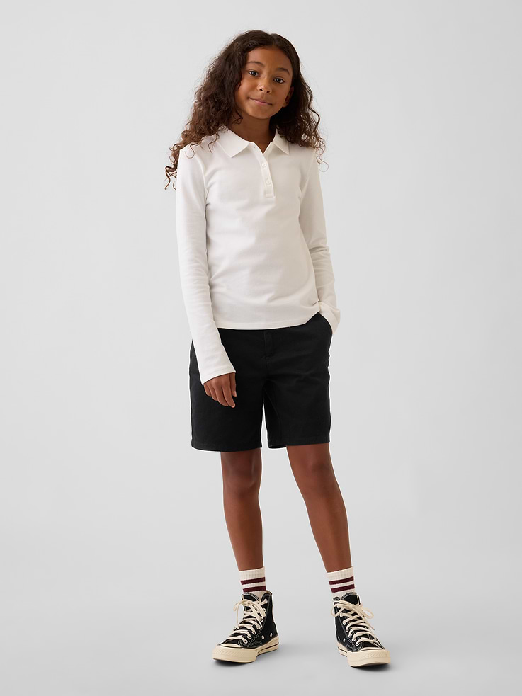 Image number 1 showing, Kids Uniform Midi Shorts