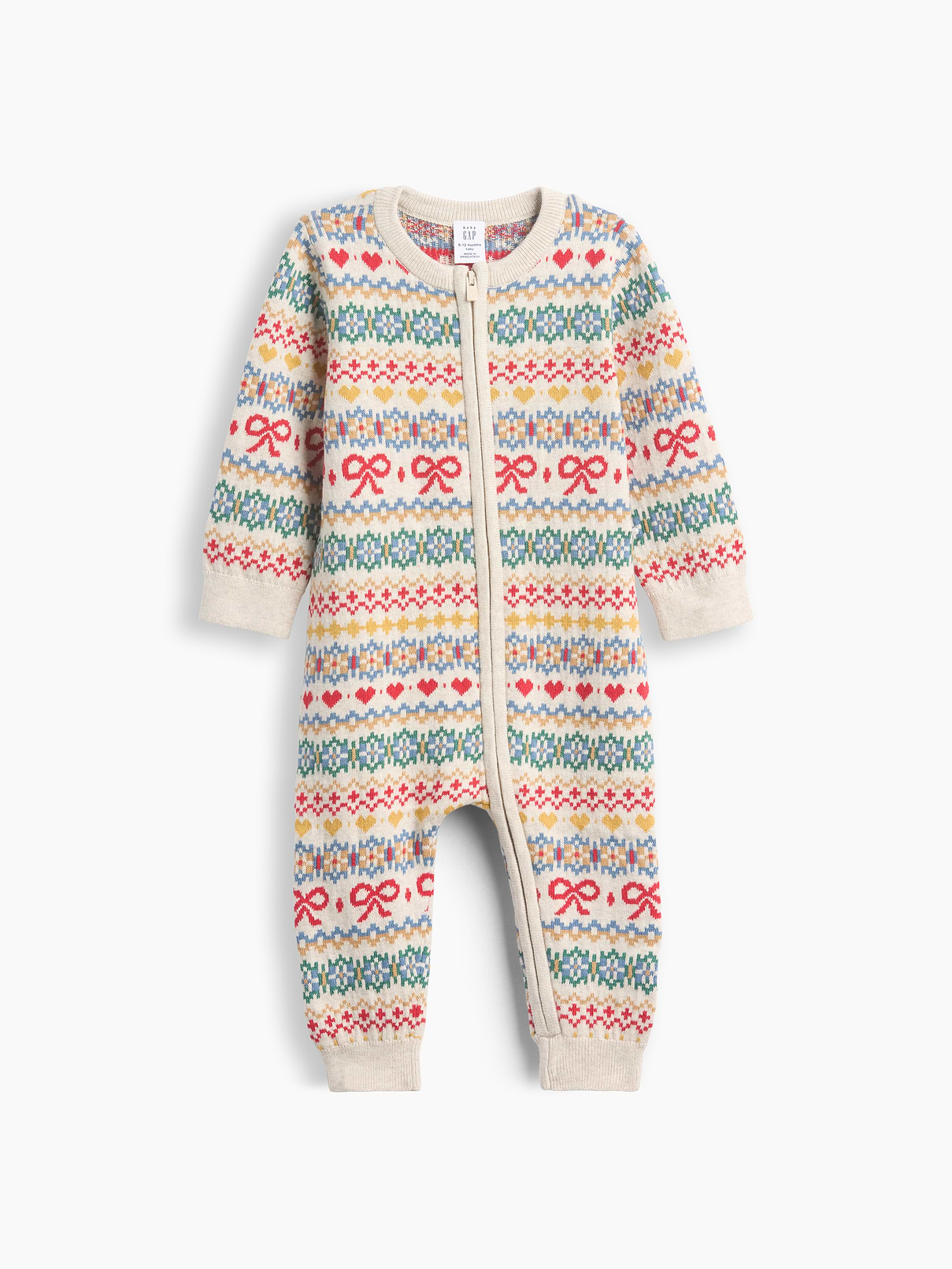 Baby Fair Isle Sweater One-Piece
