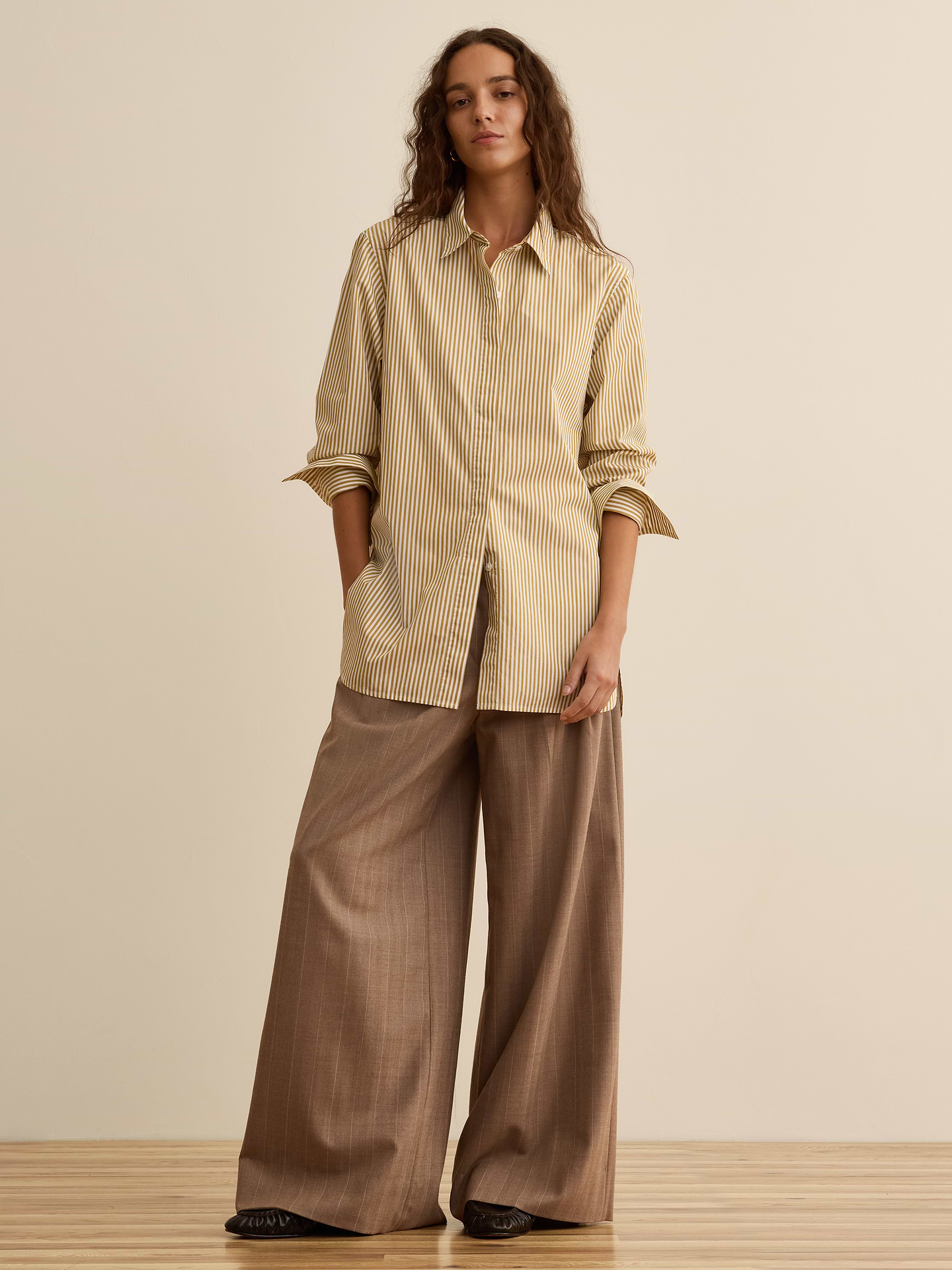Image number 1 showing, Banana Republic x La Ligne | The Cotton Poplin Tunic