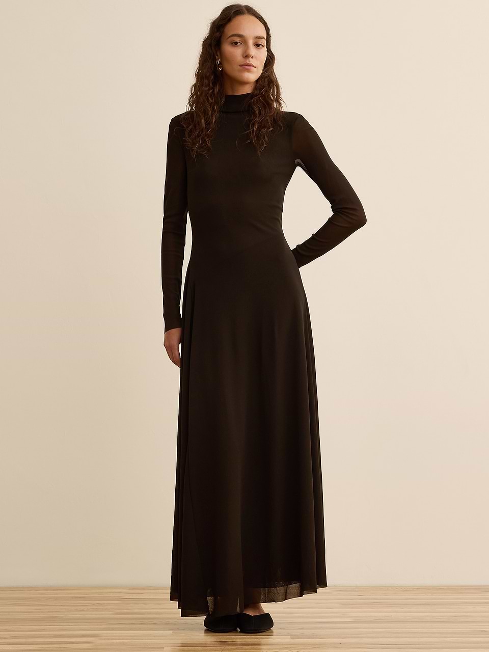 Banana Republic x La Ligne | The Mesh Maxi Dress
