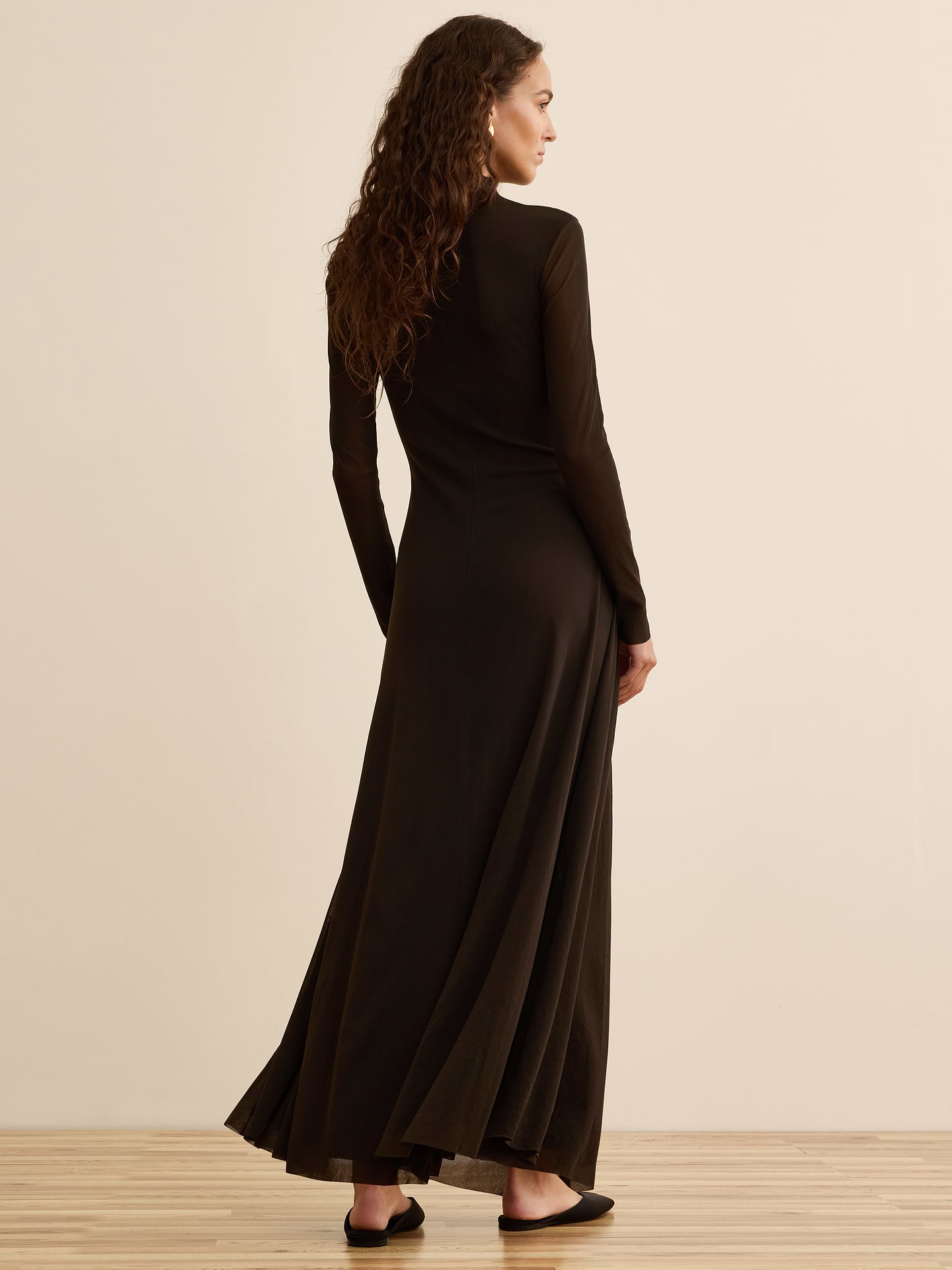 Image number 2 showing, Banana Republic x La Ligne | The Mesh Maxi Dress