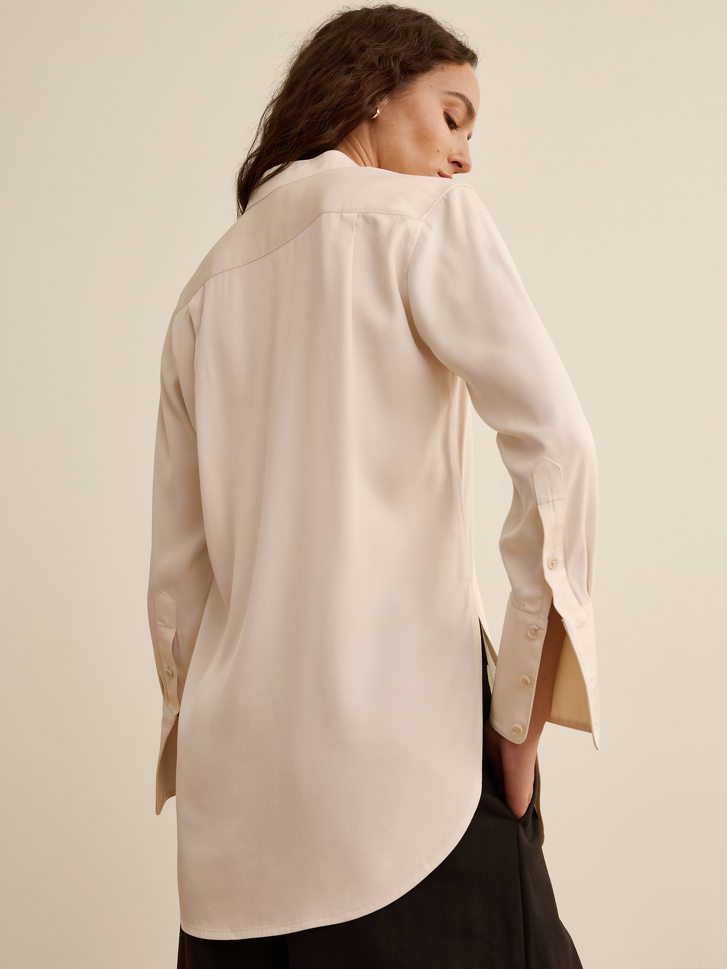 Image number 2 showing, Banana Republic x La Ligne | The Relaxed Viscose Tunic