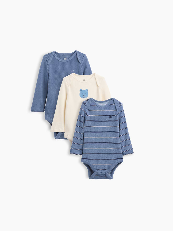 Image number 1 showing, Baby Softspun Waffle Bodysuit