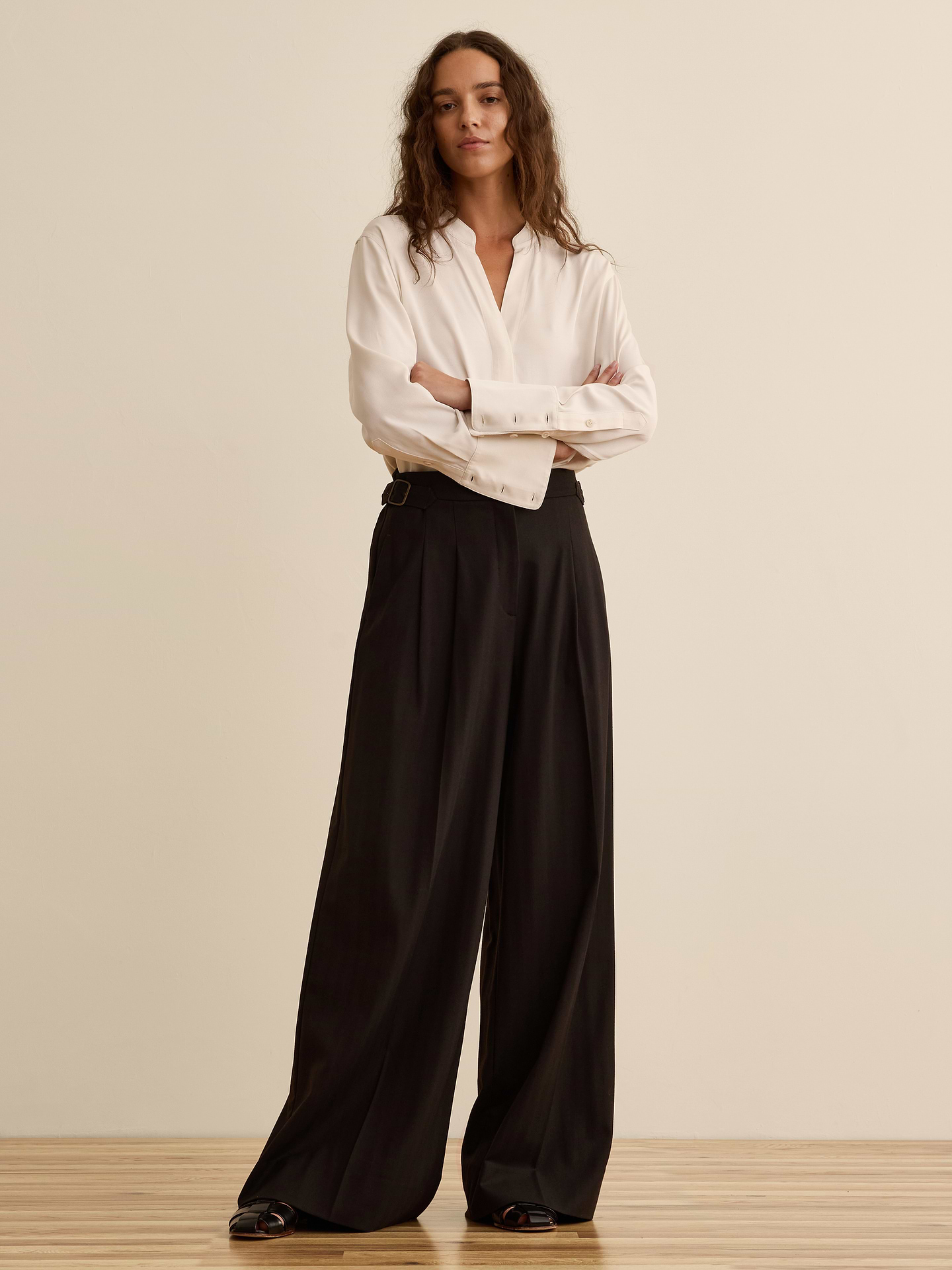 Image number 1 showing, Banana Republic x La Ligne | The Wide-Leg Pant