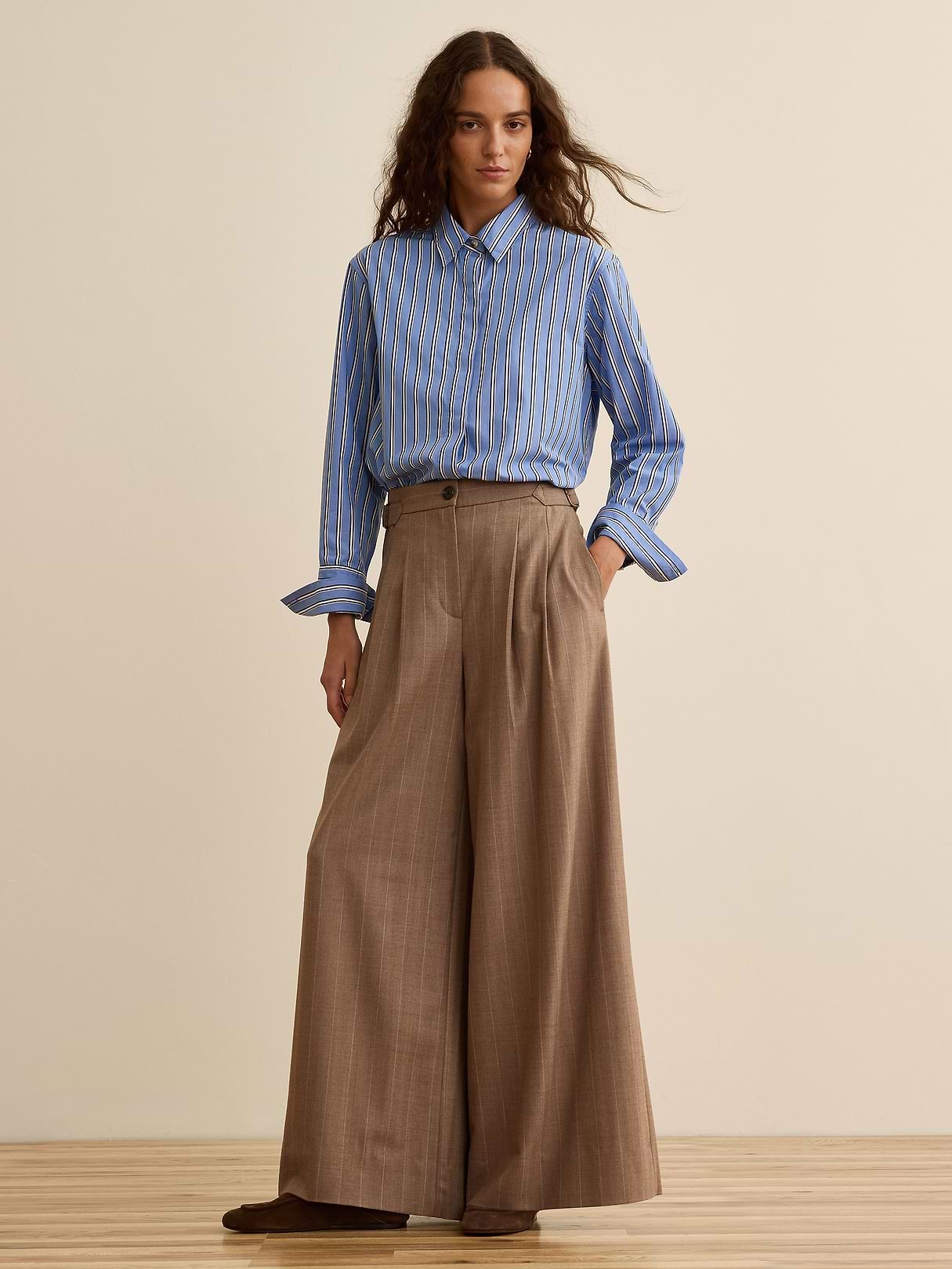 パンツ banana republic trousers made in italy Banana Republic x La Ligne | The Wide-Leg Pant | Banana Republic