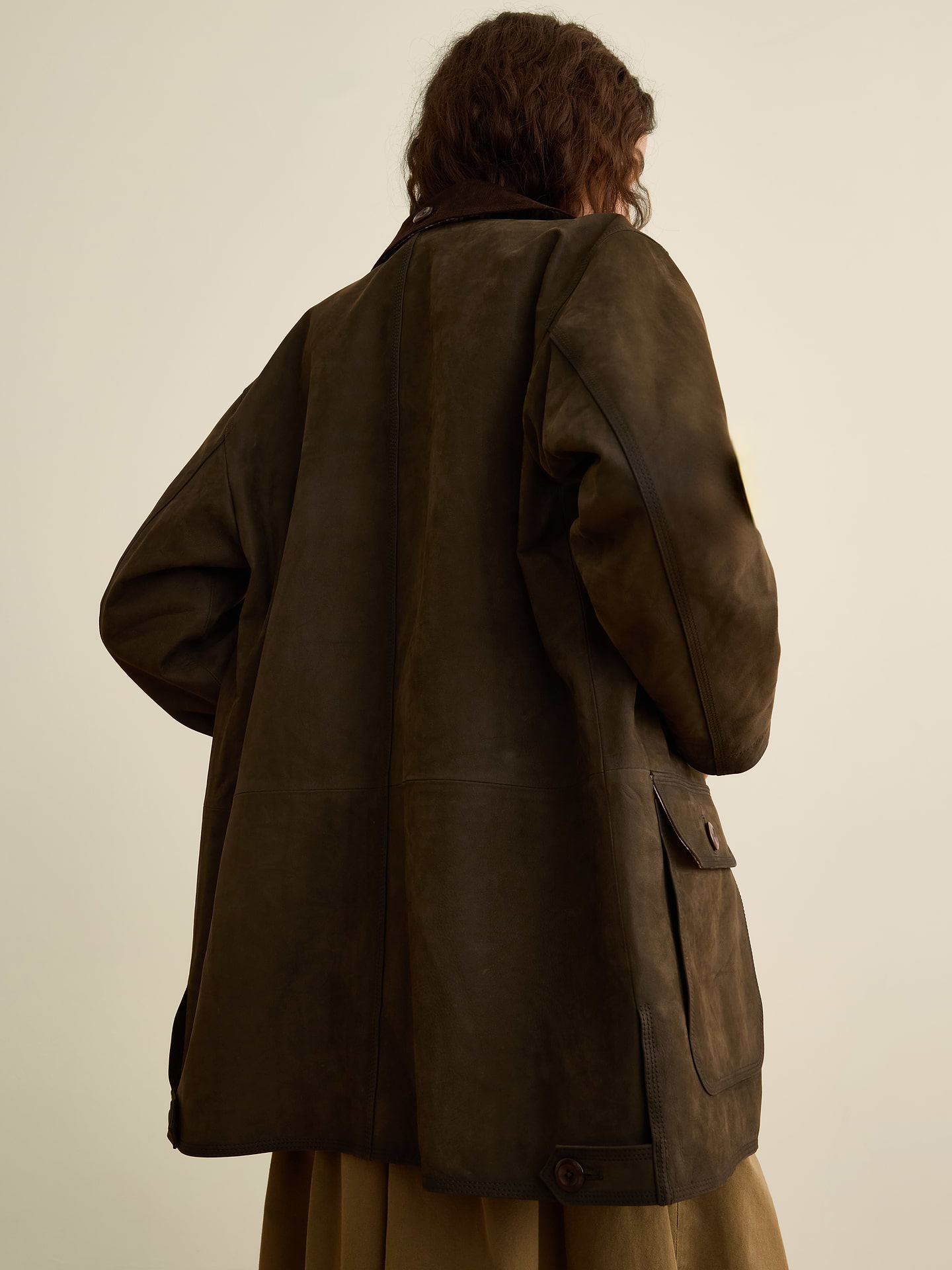 Image number 2 showing, Banana Republic x La Ligne | The Nubuck Barn Coat