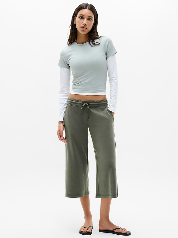 Seasoft Wide Crop Pant