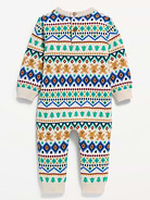 Image 3 of 3, Long-Sleeve Fair Isle Sweater One-Piece for Baby