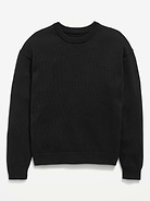 Image 1 of 3, crew neck, long sleeves, ribbed cuffs and hem, Product #1182738