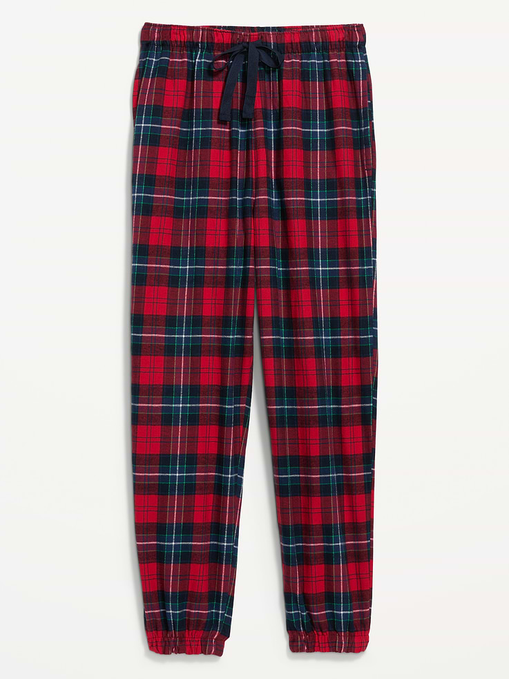 Image 4 of 8, Flannel Pajama Joggers for Women