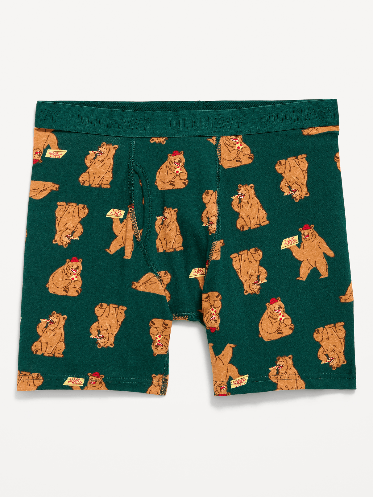 Image 1 of 1, comfort elastic waistband, fly front, prints vary, Product #1183068