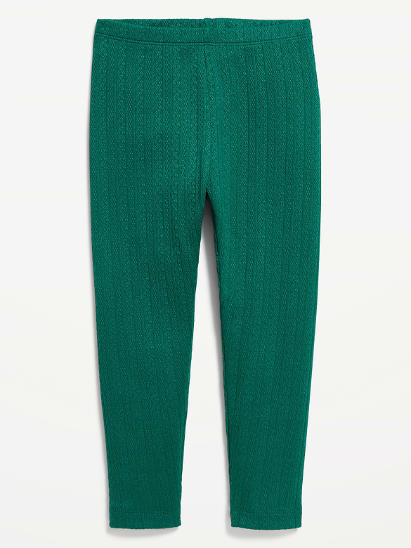Cable-Knit Leggings for Toddler Girls