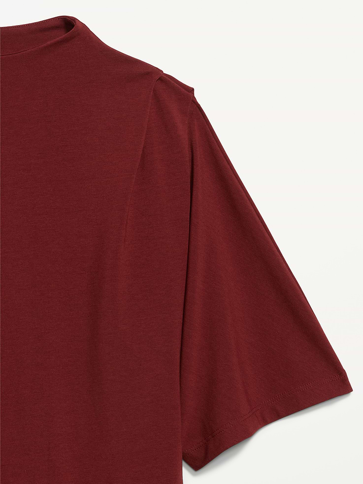 Image 5 of 7, Short-Sleeve Drapey Party Top
