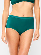 Image number 2 showing, High-Waisted Everyday Brief Cotton Underwear 6-Pack