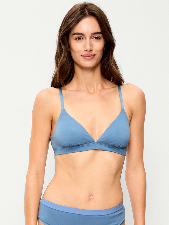 Everyday Cotton Triangle Bralette