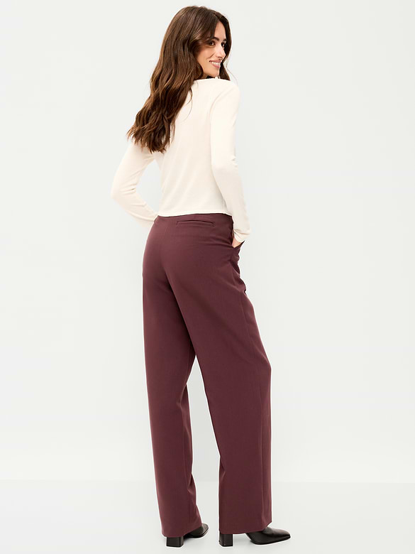 Extra High-Waisted Taylor Wide-Leg Trouser Pants